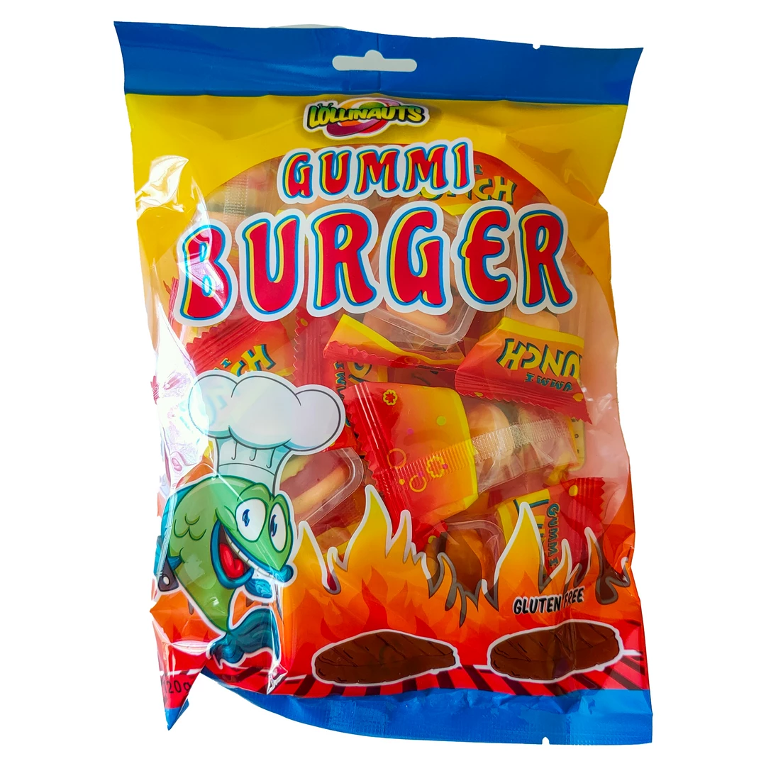 Not Specified Lollinauts Gummy Burger 120g Novelty 3 Not Specified Lollinauts Gummy Burger 120g Novelty