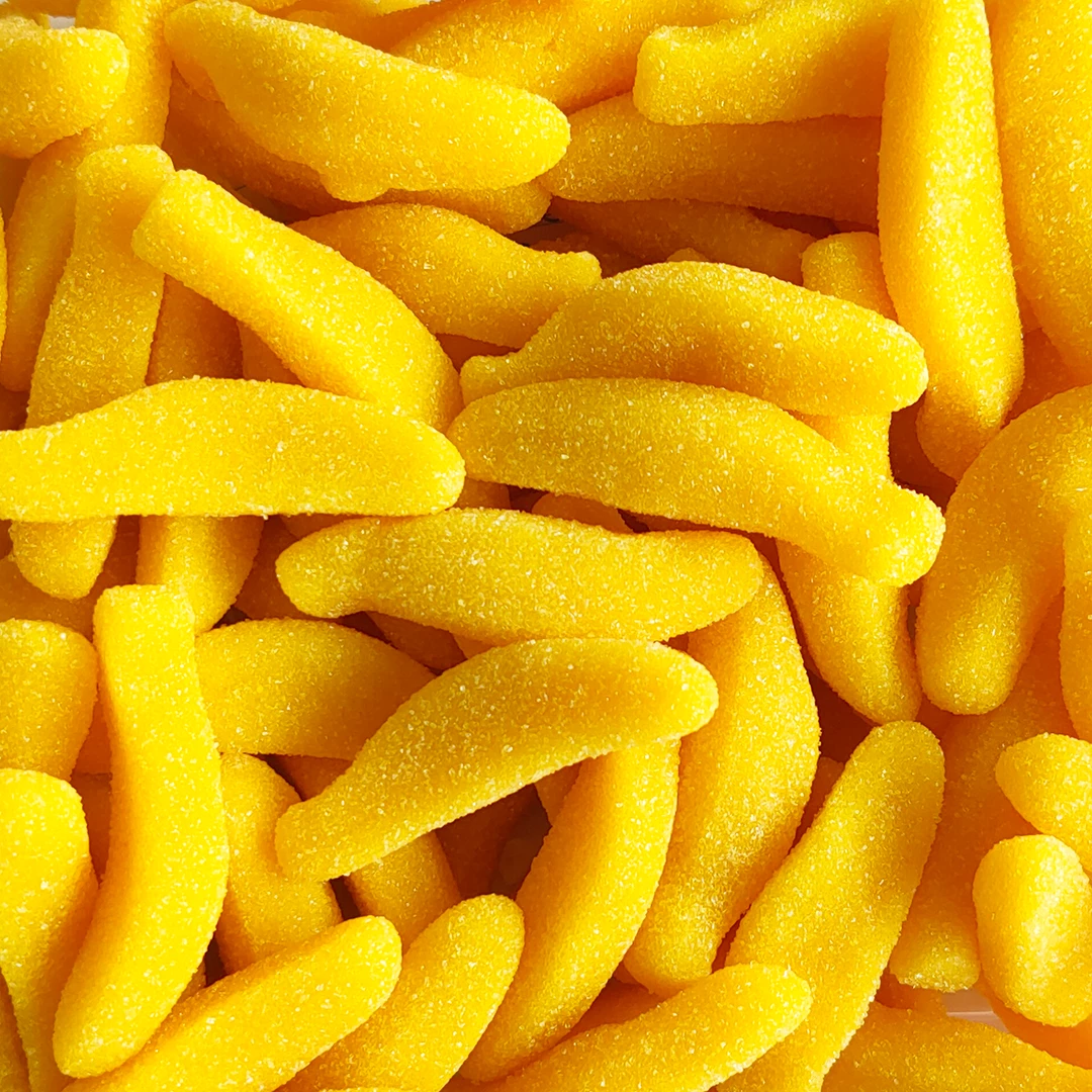 Not Specified Gummies Sugared Banana's 3 Not Specified Gummies Sugared Banana's