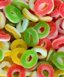 Not Specified Colourful Rings Sour Cake Decorations