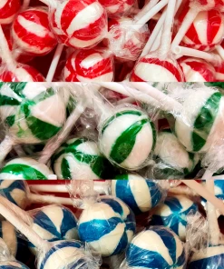 Not Specified Stripey Pops 500g