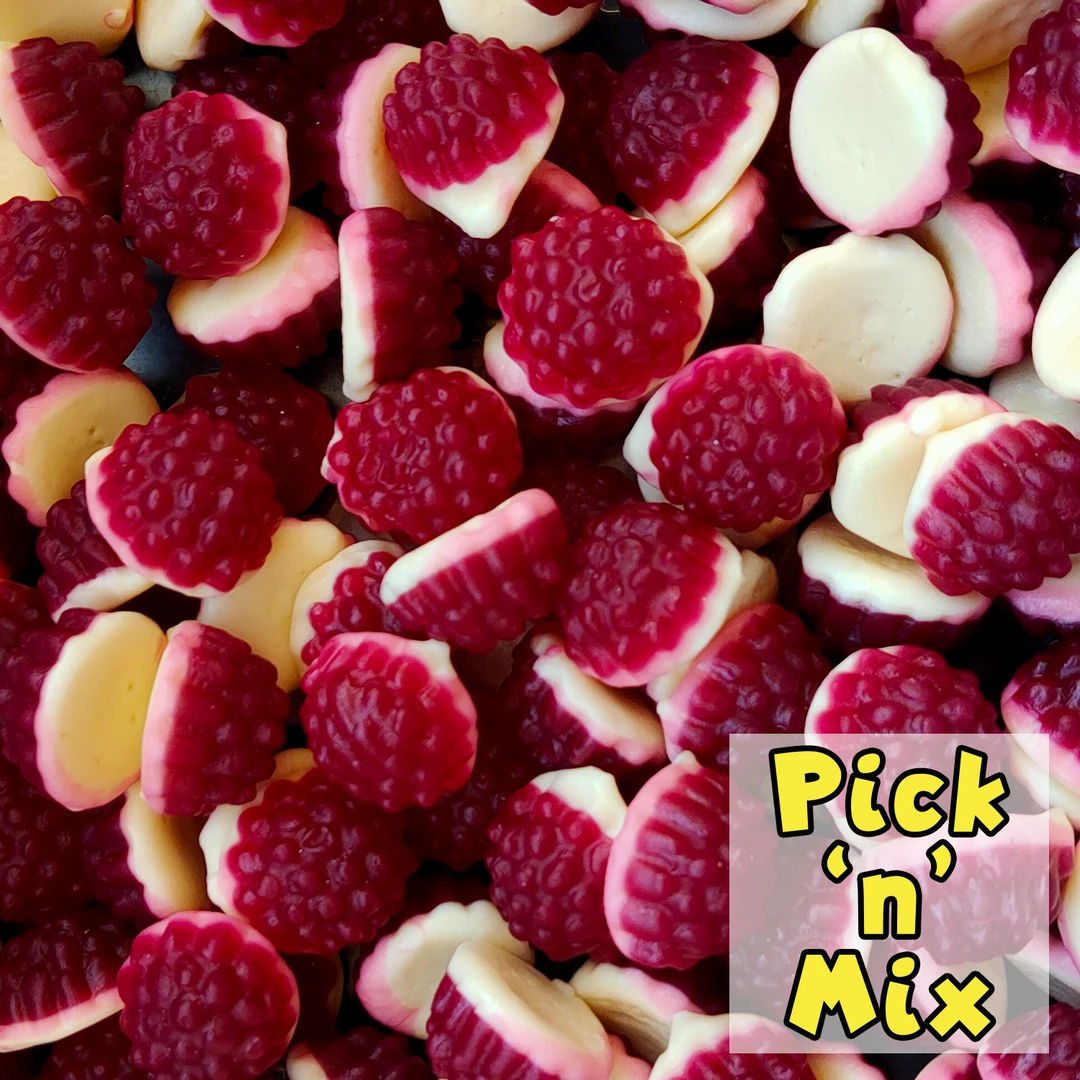 Not Specified Boysenberries & Cream 100g (Pick N Mix) 3 Not Specified Boysenberries & Cream 100g (Pick N Mix)