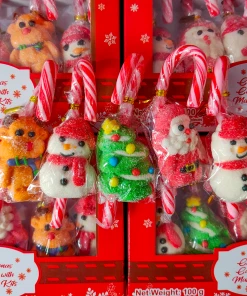 Not Specified Candy Cane With Mallow Figure Christmas