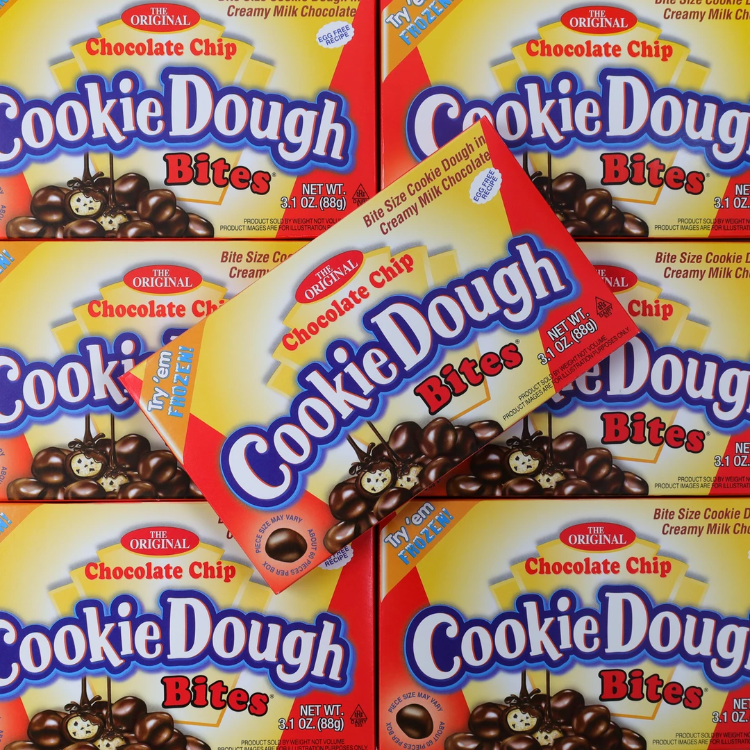 Not Specified American Candy Chocolate Chip Cookie Dough Bites 88g 3 Not Specified American Candy Chocolate Chip Cookie Dough Bites 88g