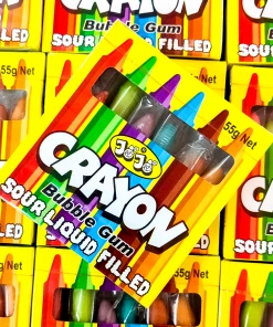 Not Specified Novelty Crayon Bubble Gum 55g
