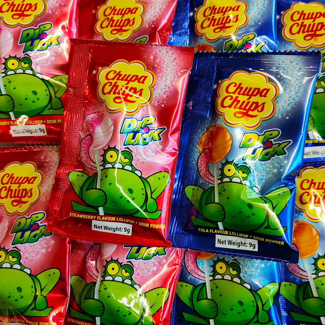 Chupa Chups Dip & Lick 9g Lollipops 3 Chupa Chups Dip & Lick 9g Lollipops