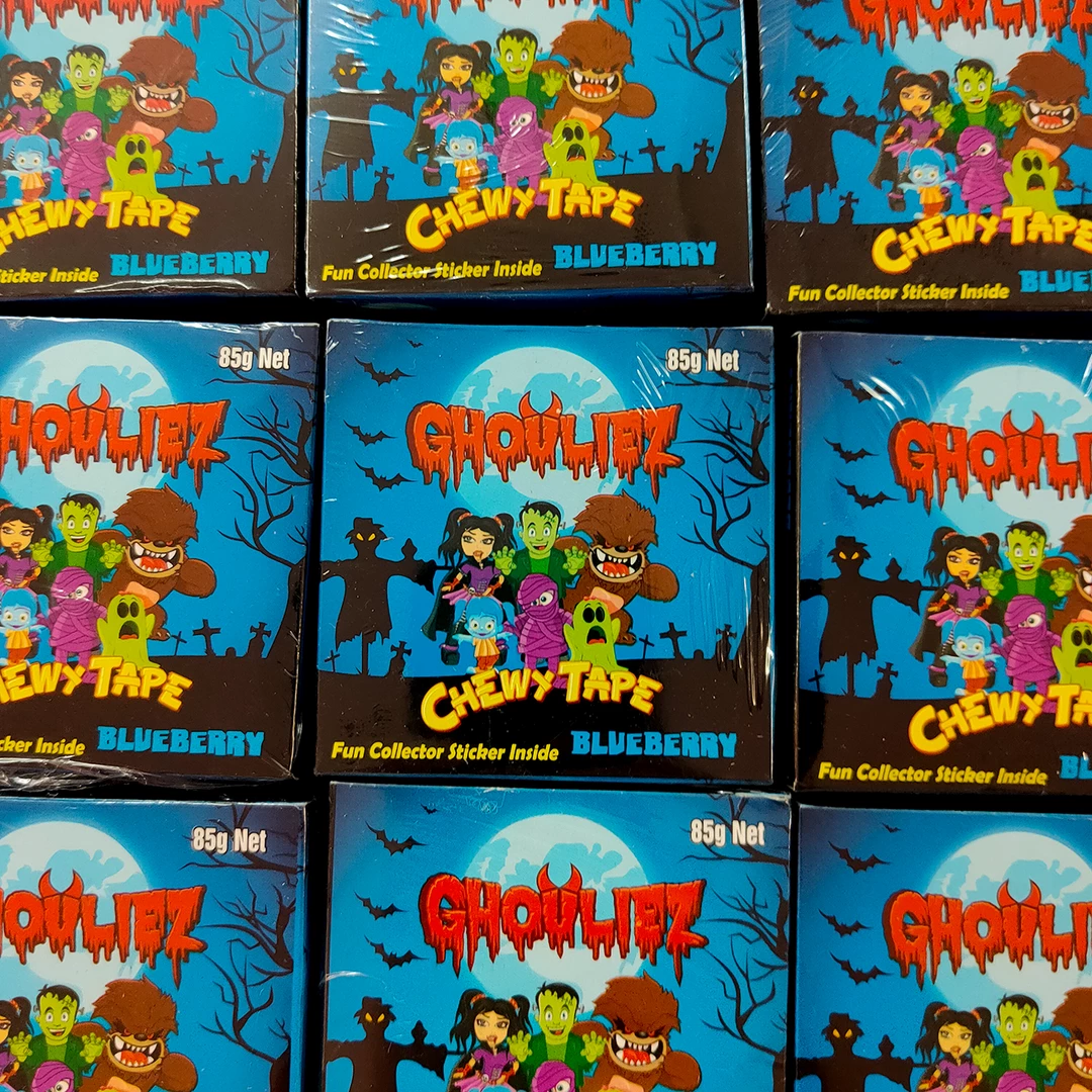 Ghouliez Chewy Tape 85g Halloween 6 Ghouliez Chewy Tape 85g Halloween
