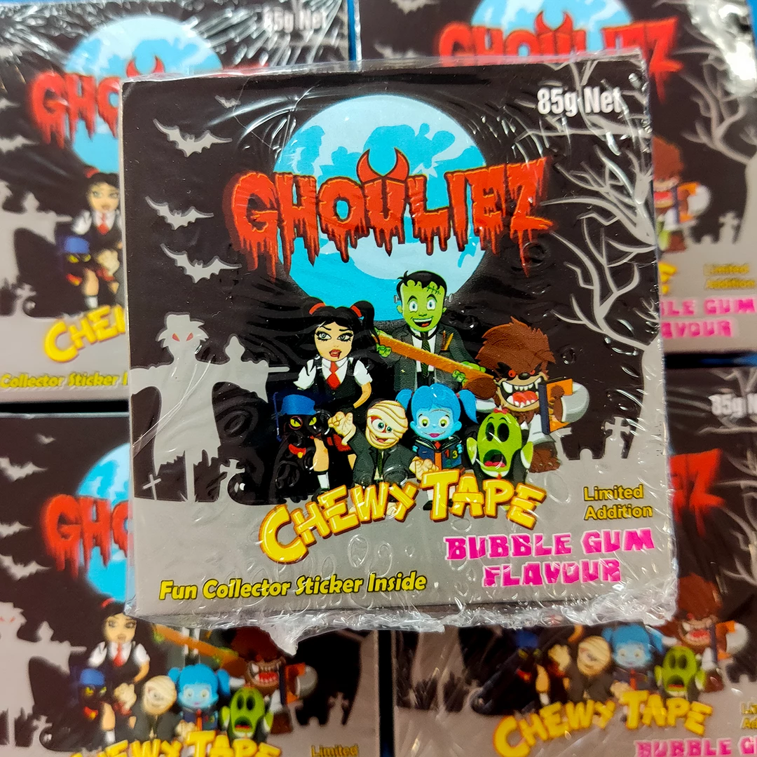 Ghouliez Chewy Tape 85g Halloween 4 Ghouliez Chewy Tape 85g Halloween