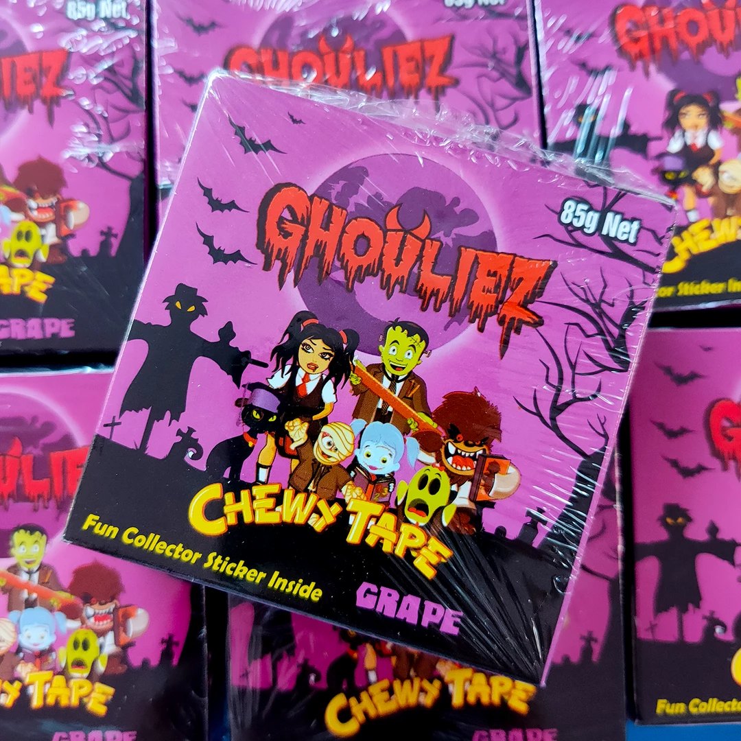 Ghouliez Chewy Tape 85g Halloween 8 Ghouliez Chewy Tape 85g Halloween