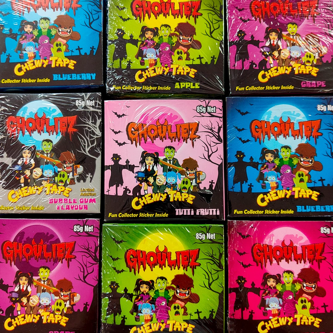 Ghouliez Chewy Tape 85g Halloween 3 Ghouliez Chewy Tape 85g Halloween