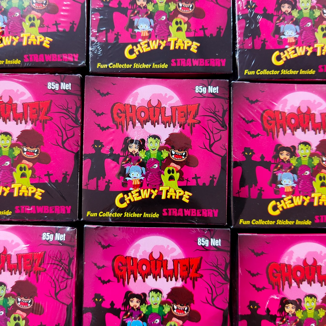 Ghouliez Chewy Tape 85g Halloween 5 Ghouliez Chewy Tape 85g Halloween
