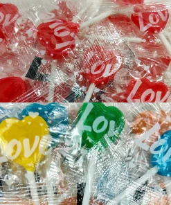 Not Specified Heart Lollipops 12g Gluten Free