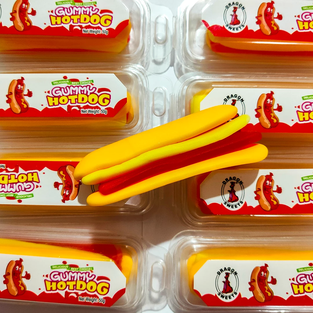 Not Specified Gummies Jumbo Gummy Hotdog 50g 3 Not Specified Gummies Jumbo Gummy Hotdog 50g
