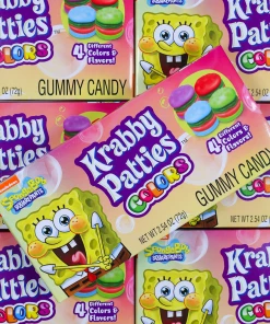 Not Specified Spongebob Krabby Patties Colours 72g American Candy