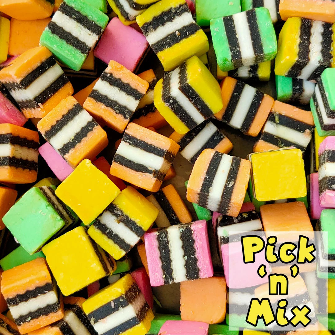 Not Specified Licorice Allsorts Mix 100g (Pick N Mix) 3 Not Specified Licorice Allsorts Mix 100g (Pick N Mix)