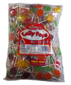 Horners Lollipops Assorted 2kg/200's