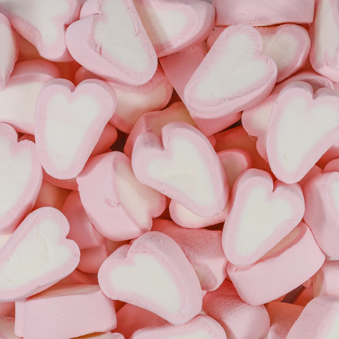 Not Specified Large Mallow Hearts 200g 3 Not Specified Large Mallow Hearts 200g