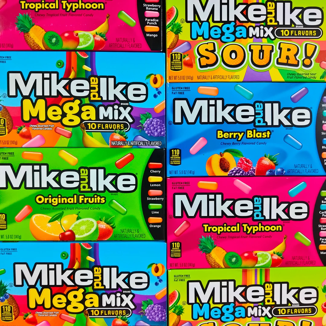 Not Specified American Candy Mike & Ike 141g 3 Not Specified American Candy Mike & Ike 141g