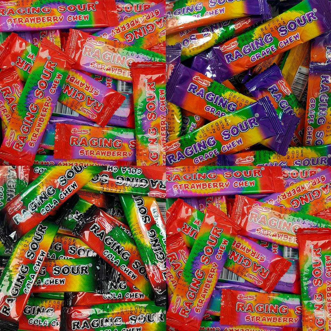 Not Specified Raging Sour Chews 12g Novelty 3 Not Specified Raging Sour Chews 12g Novelty