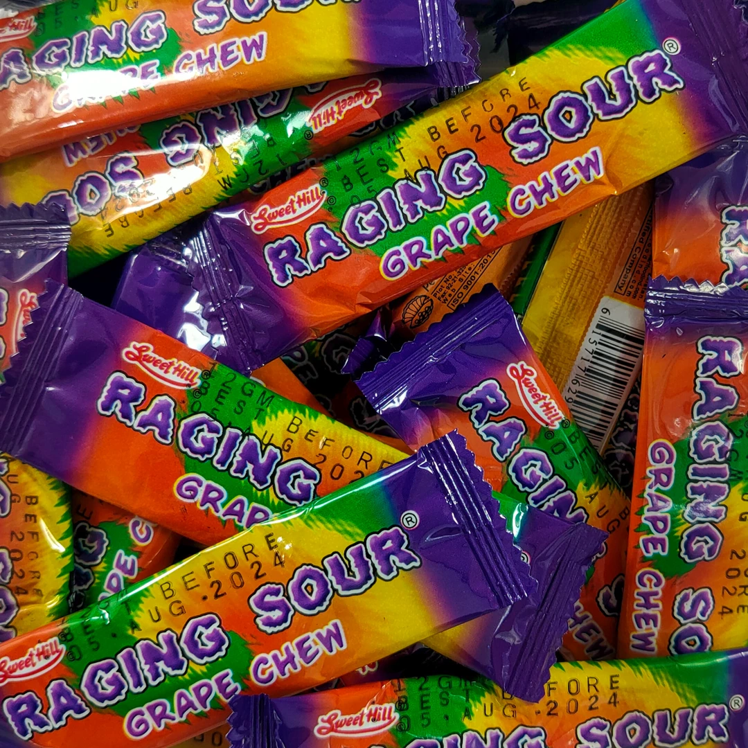 Not Specified Raging Sour Chews 12g Novelty 5 Not Specified Raging Sour Chews 12g Novelty