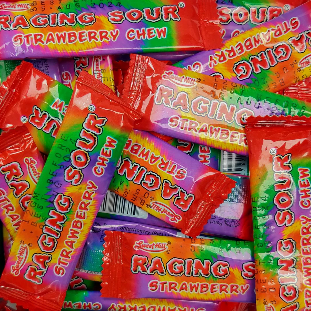 Not Specified Raging Sour Chews 12g Novelty 6 Not Specified Raging Sour Chews 12g Novelty