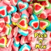 Not Specified Rainbow Hearts 100g (Pick N Mix) 1 Not Specified Rainbow Hearts 100g (Pick N Mix)