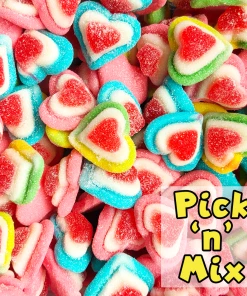 Not Specified Rainbow Hearts 100g (Pick N Mix)