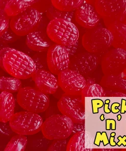 Not Specified Raspberry Drops (Old Fashioned) 100g (Pick N Mix)