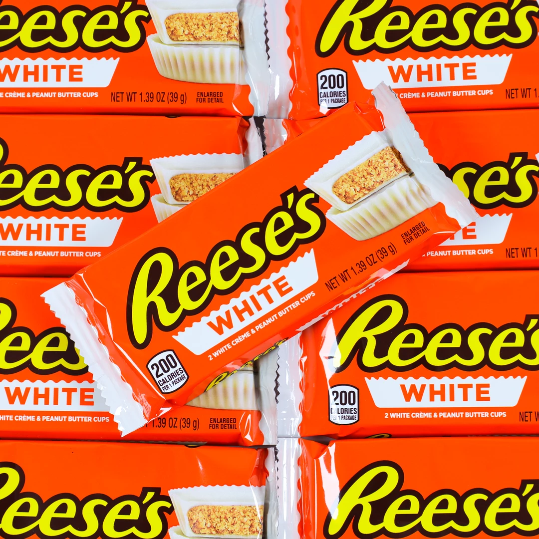 Reese's Peanut Butter Cups White 39g Chocolate 3 Reese's Peanut Butter Cups White 39g Chocolate