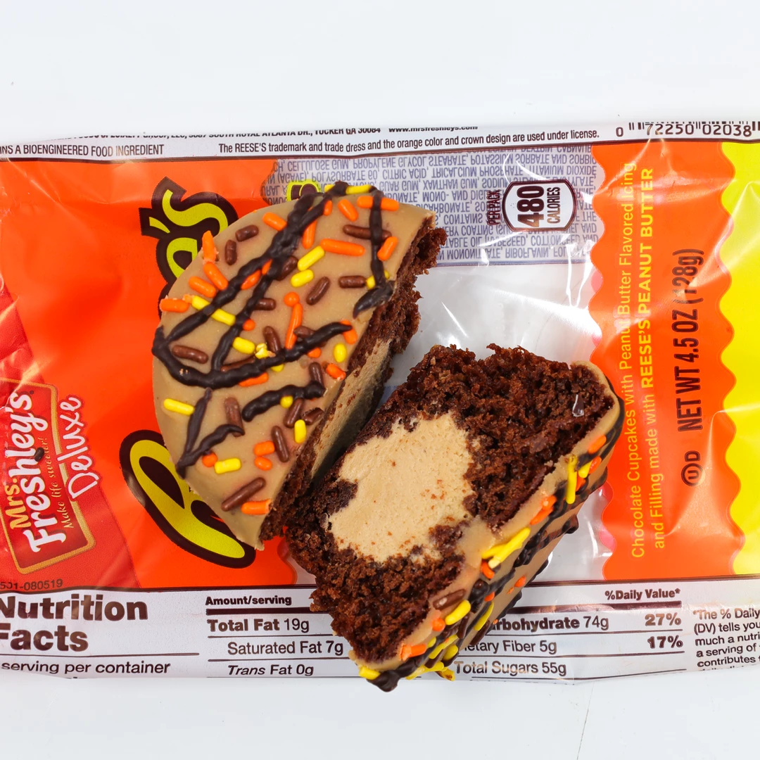 Not Specified American Candy Mrs Freshley's Reeses Peanut Butter Cupcake 128g 4 Not Specified American Candy Mrs Freshley's Reeses Peanut Butter Cupcake 128g