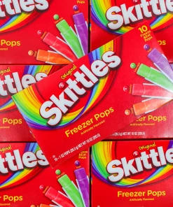 Not Specified American Candy Skittles Freezer Pops 10 Pack