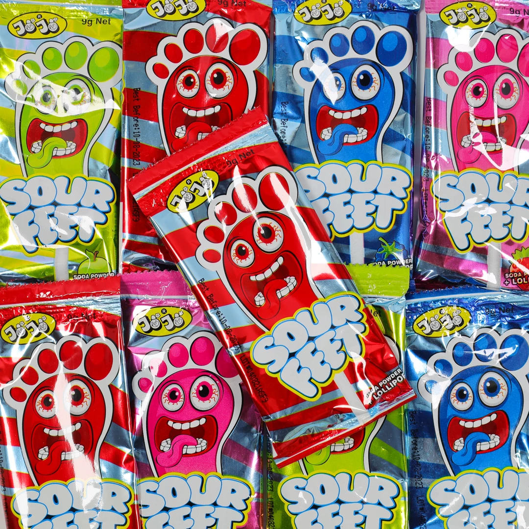 Not Specified Sour Feet Lollipops 3 Not Specified Sour Feet Lollipops