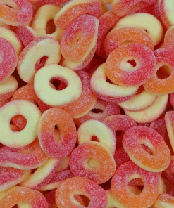 Not Specified Gummies Sour Peach Rings 350g