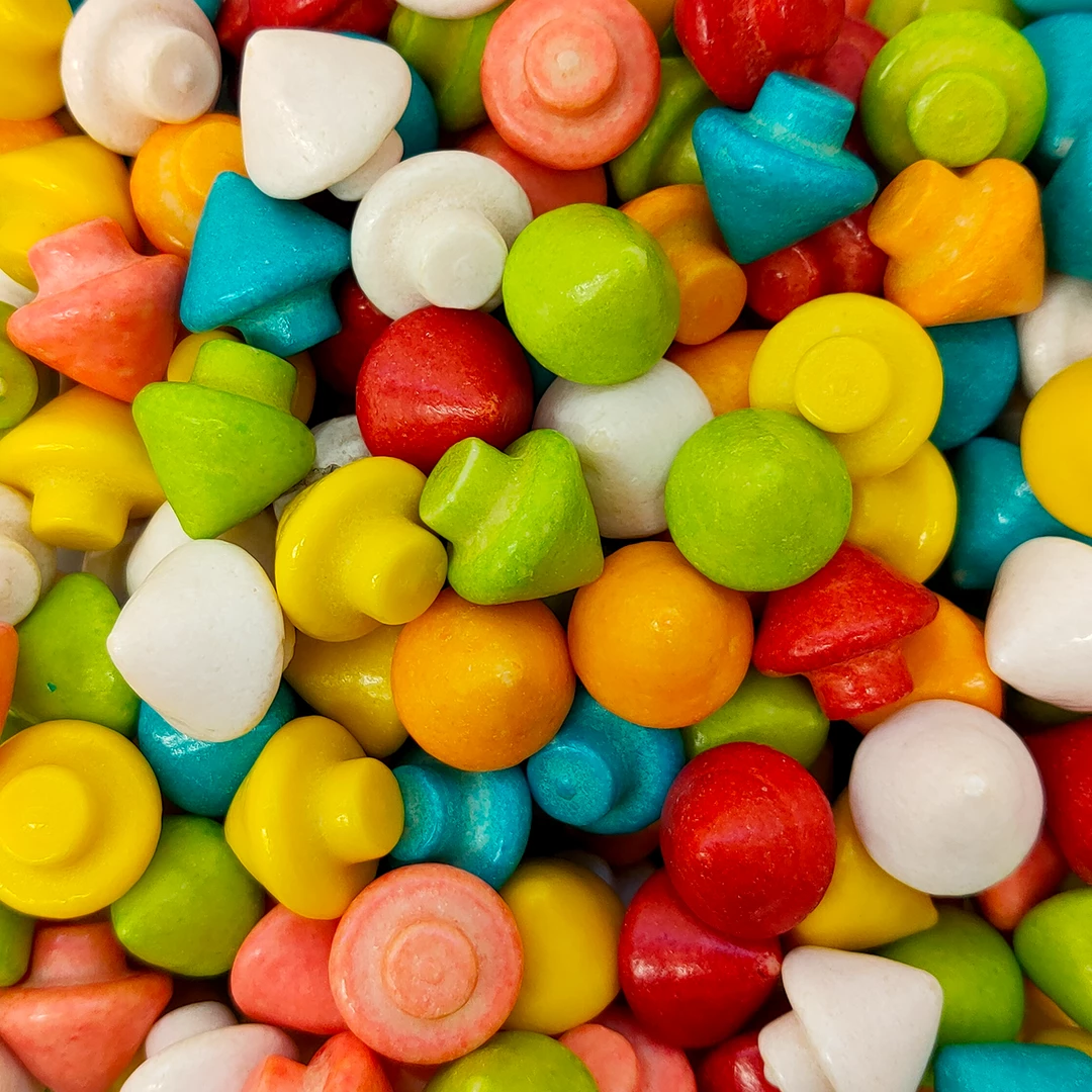 LollyShop Rainbow Spinning Tops Bubblegum 3 LollyShop Rainbow Spinning Tops Bubblegum