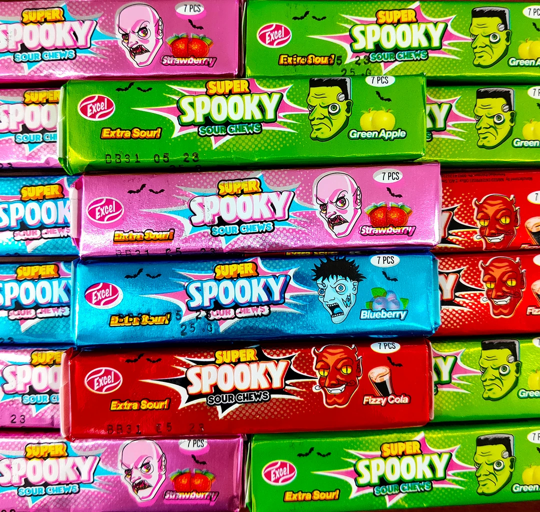 Not Specified Spooky Sour Chews 25g 3 Not Specified Spooky Sour Chews 25g