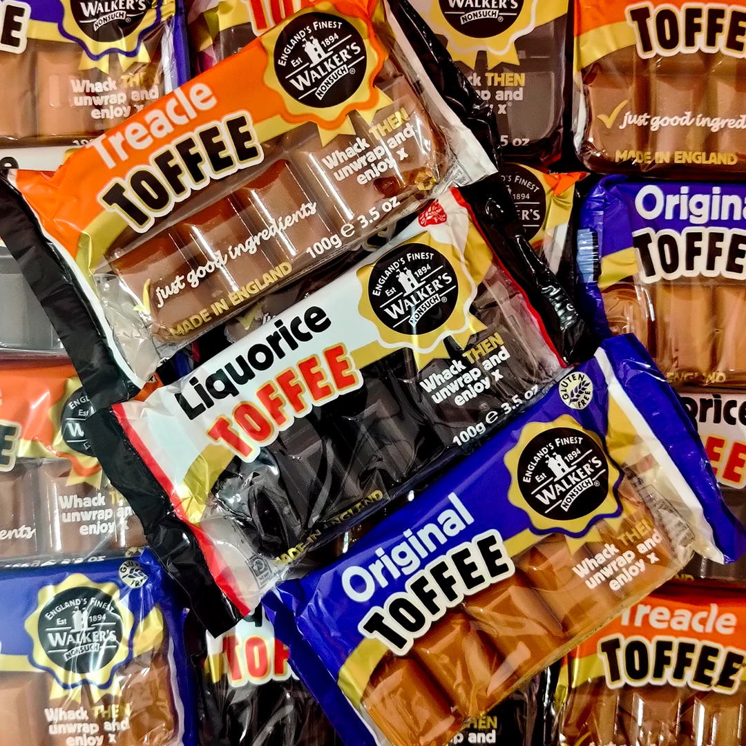 Walkers Toffee 100g Christmas 3 Walkers Toffee 100g Christmas