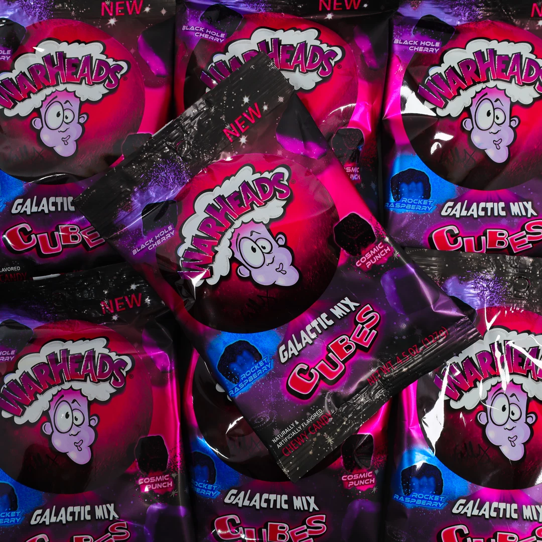 Not Specified American Candy Warheads Galactic Mix Cubes 127g 3 Not Specified American Candy Warheads Galactic Mix Cubes 127g