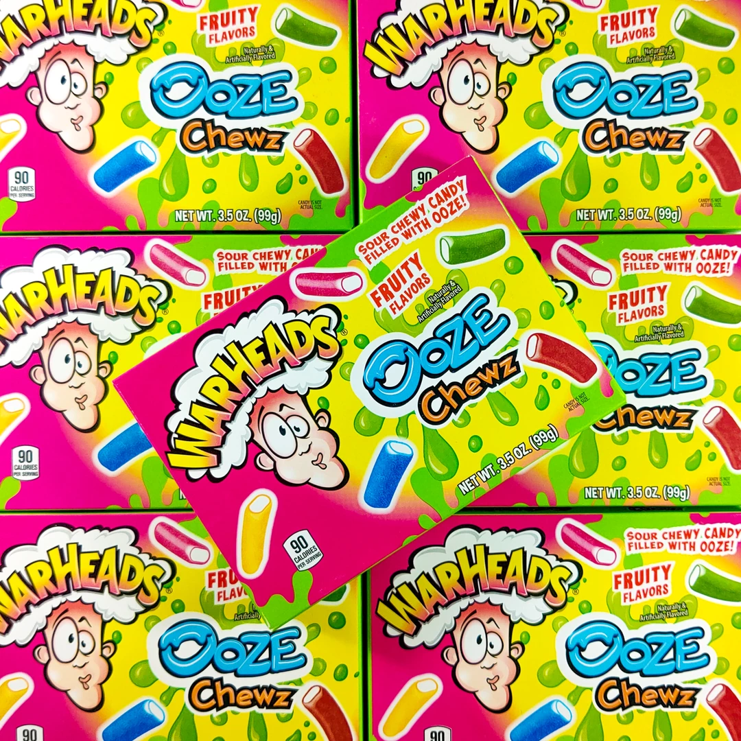 Not Specified American Candy Warheads Ooze Chewz 99g 3 Not Specified American Candy Warheads Ooze Chewz 99g