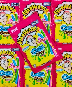 Not Specified American Candy Warheads Ooze Chewz Ropes 85g