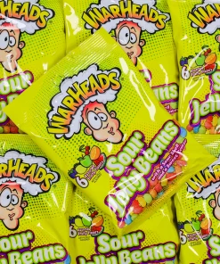 Not Specified Warheads Sour Jelly Beans Bag 142g American Candy