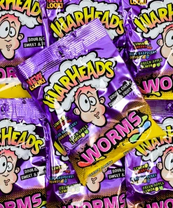 Not Specified Warheads Sour Worms Bag 142g