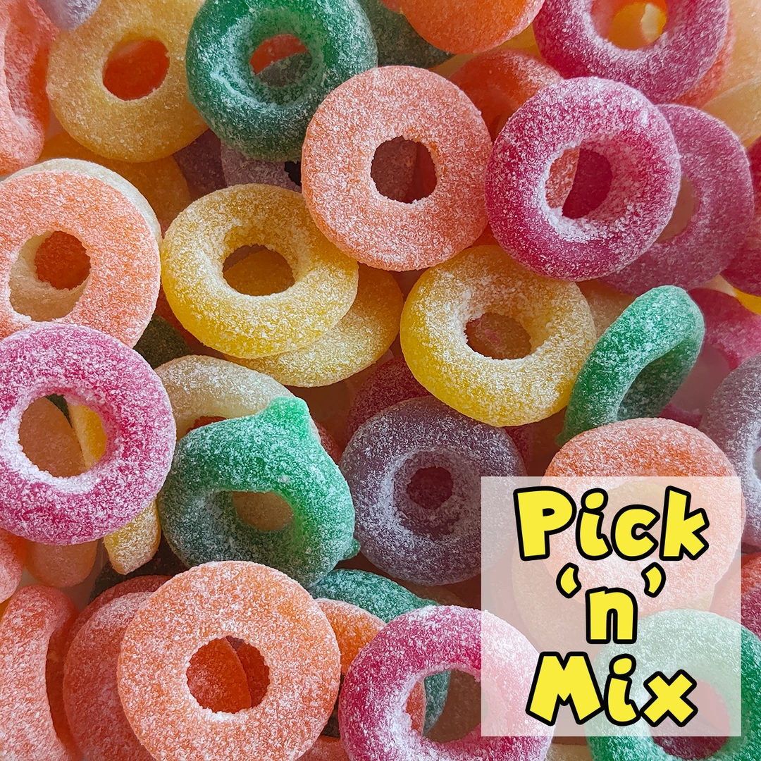 Not Specified Fruit Rings 100g (Pick N Mix) 3 Not Specified Fruit Rings 100g (Pick N Mix)